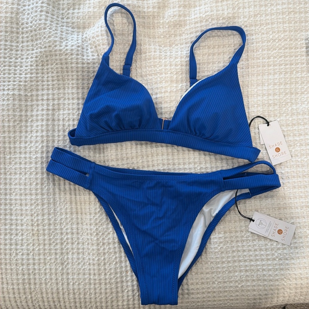 Shade and Shore Royal Blue Bikini